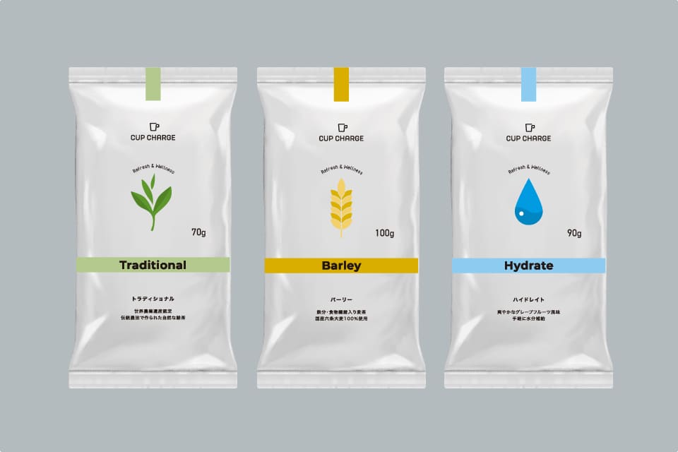 CUP CHARGEのラインナップ